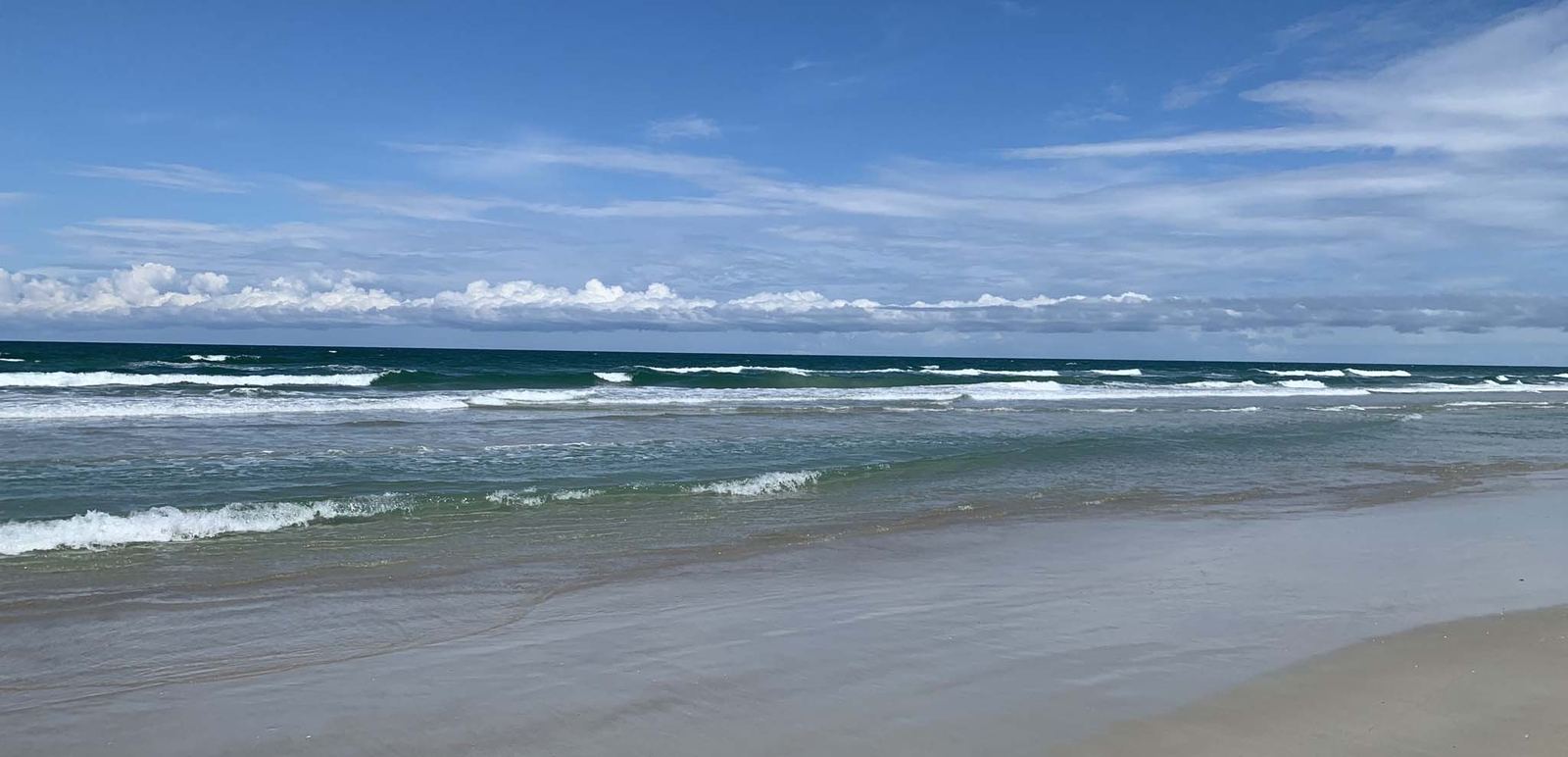 Surf scene in New Smyrna Beach